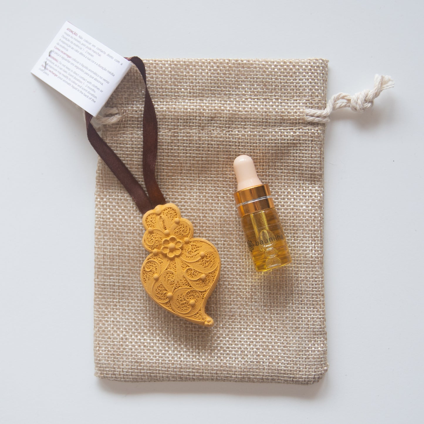 Coeur de Viana parfumé « Jaune »