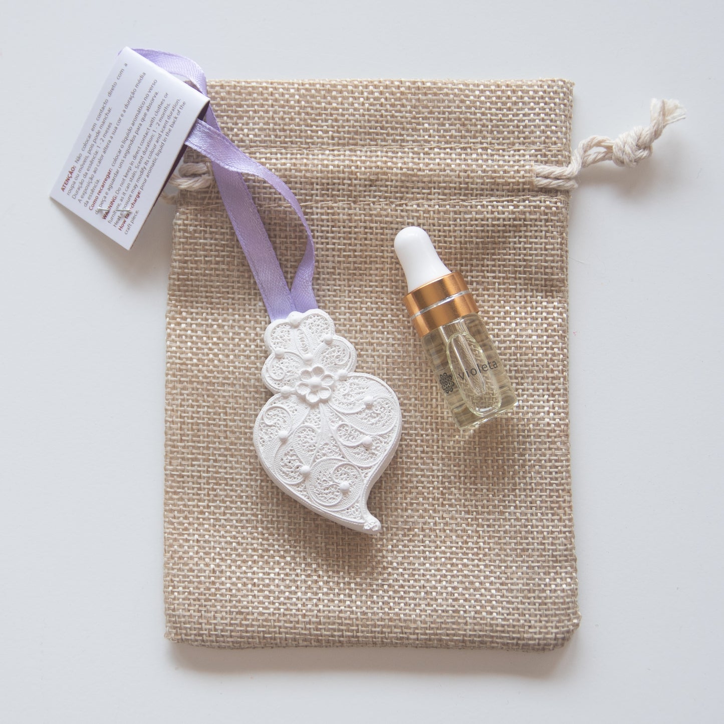 Coeur de Viana parfumé « Blanc »
