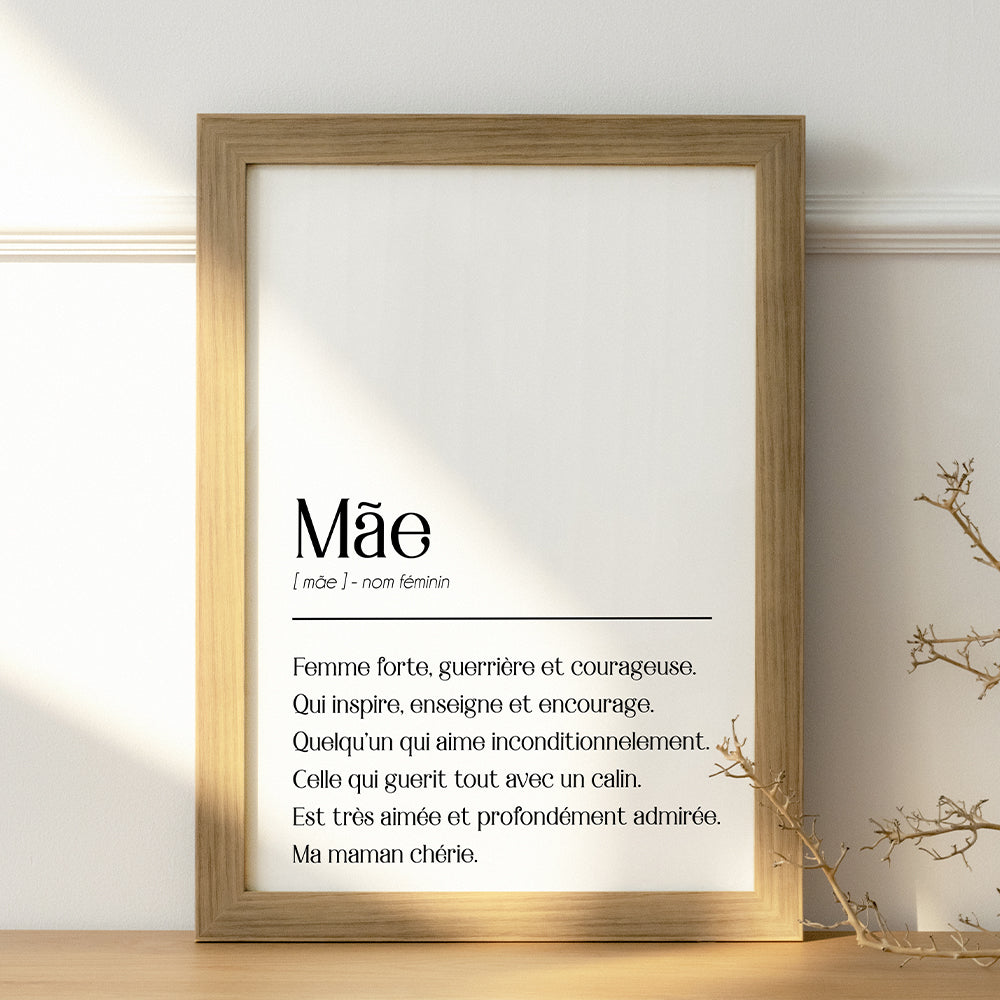 Affiche "Mãe" - PDF à imprimer