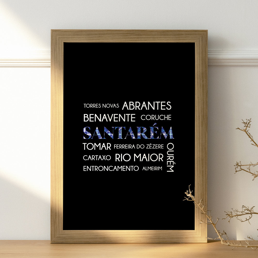 Affiche "District Santarém" - PDF à imprimer