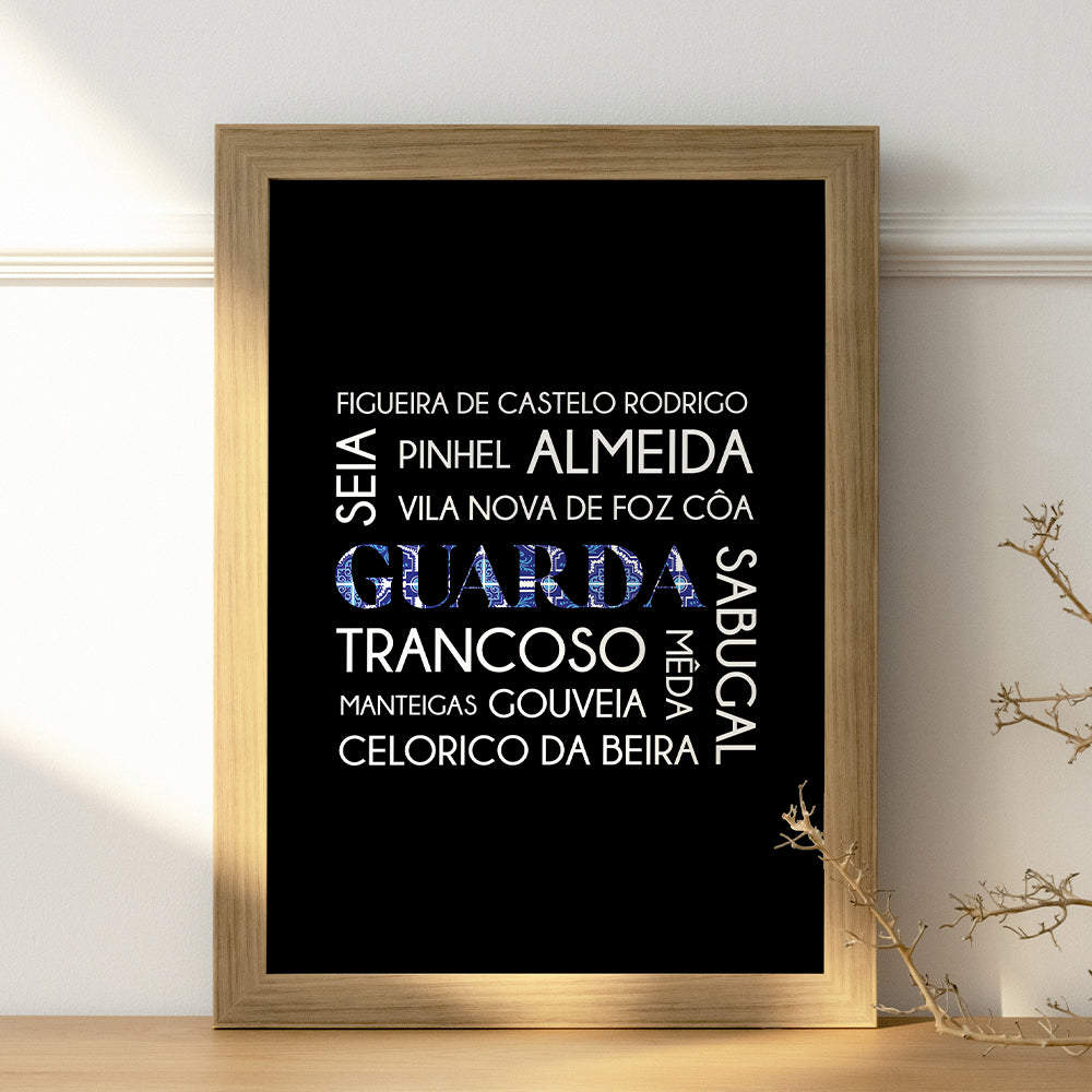 Affiche "District Guarda" - PDF à imprimer