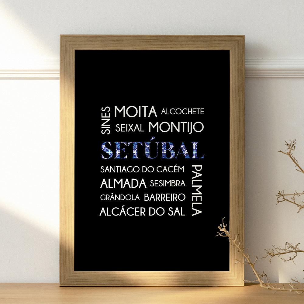 Cartaz "Distrito de Setúbal" - PDF para imprimir