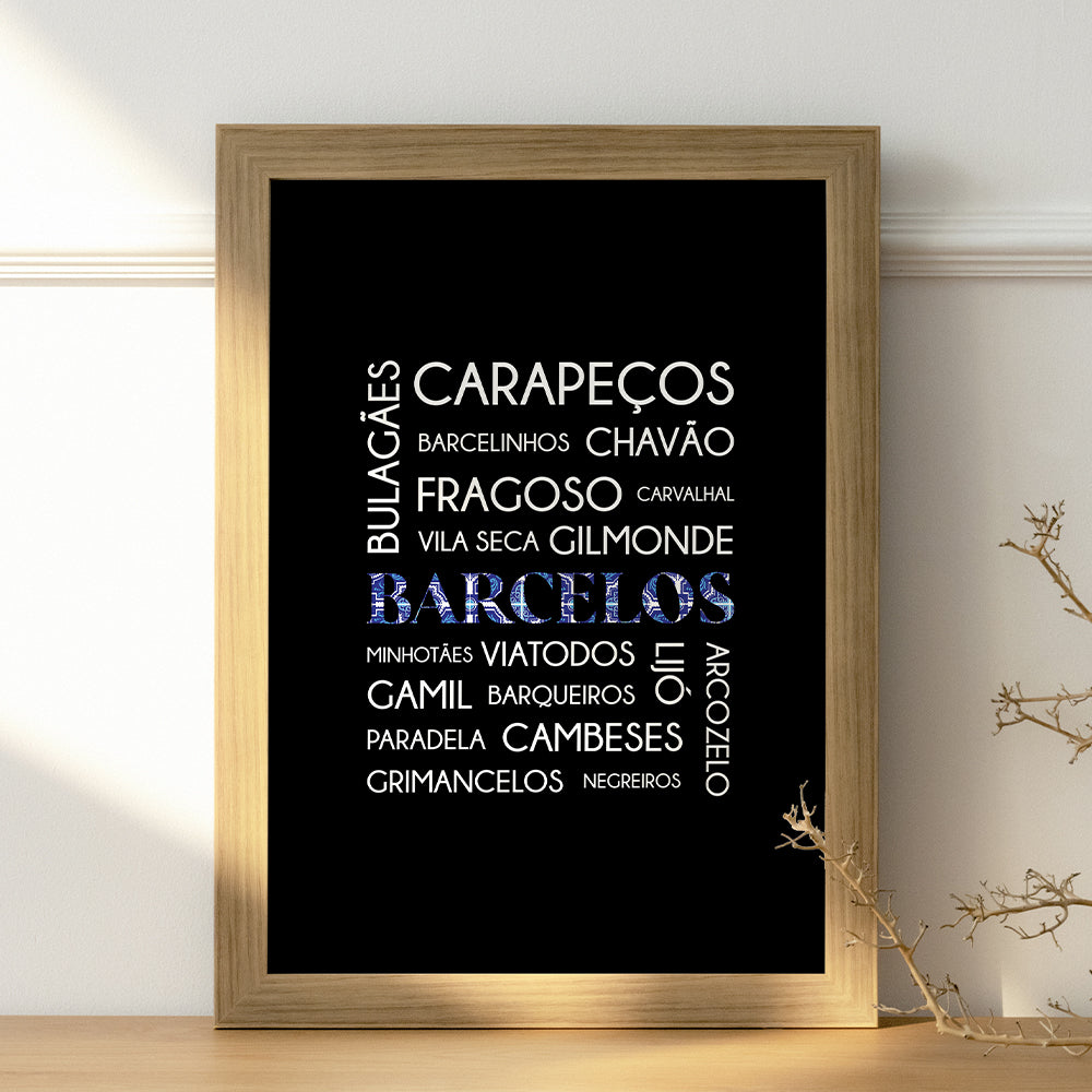 Cartaz "Barcelos e freguesias" - PDF para imprimir