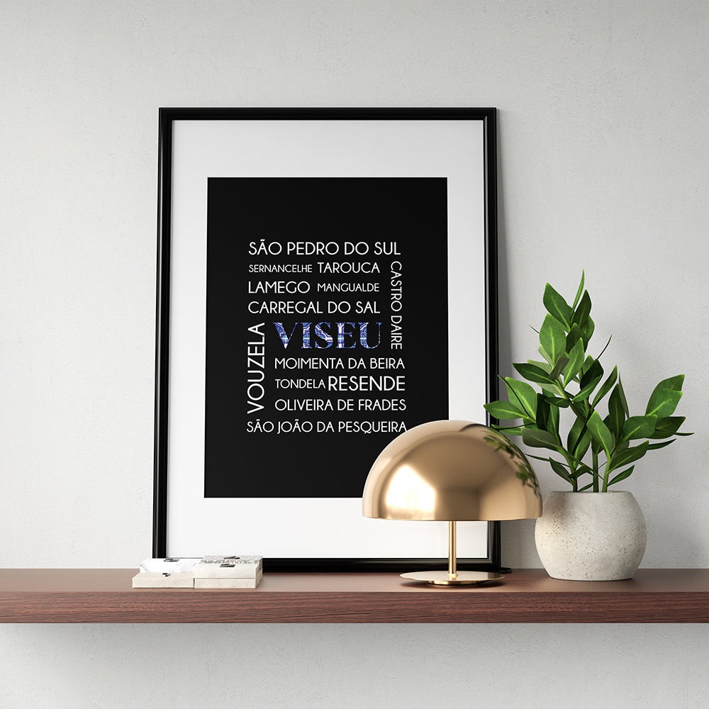 Cartaz "Distrito de Viseu" - PDF para imprimir