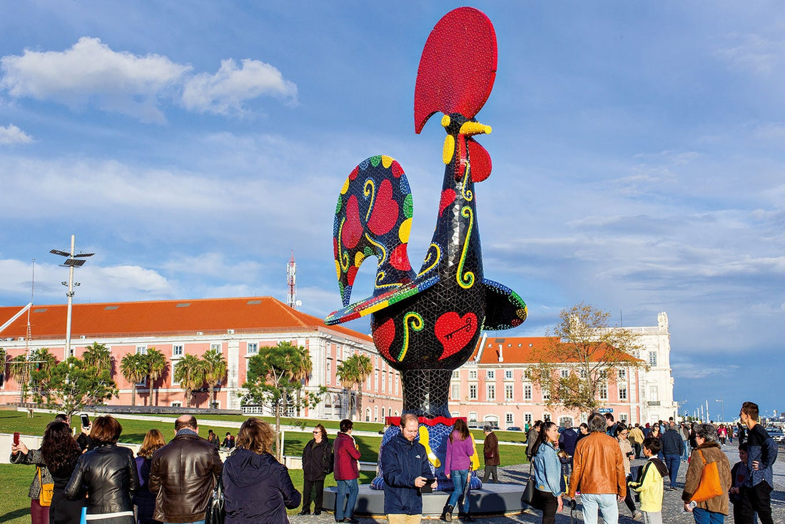 Coq Portugais Galo De Barcelos - Portugal Sweatshirt - Symbole Traditionnel Portugais - Cadeau Idée Portugal
