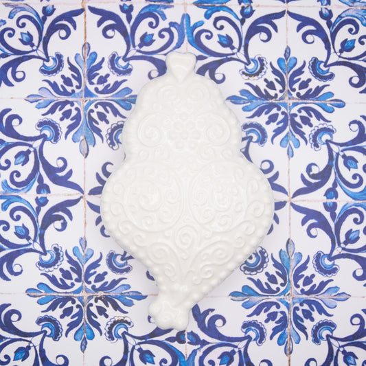 Coeur de Viana en céramique blanc