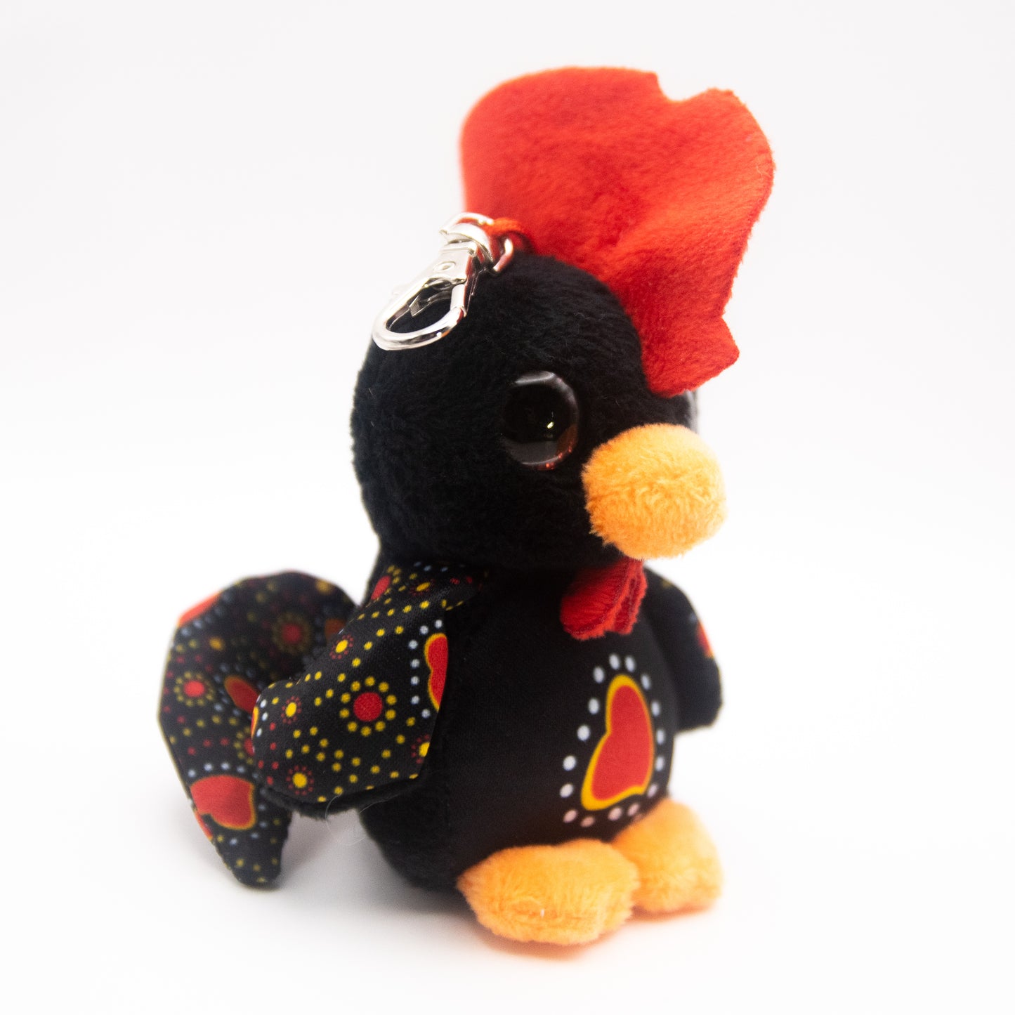 Porte-clé peluche "Coq de Barcelos"