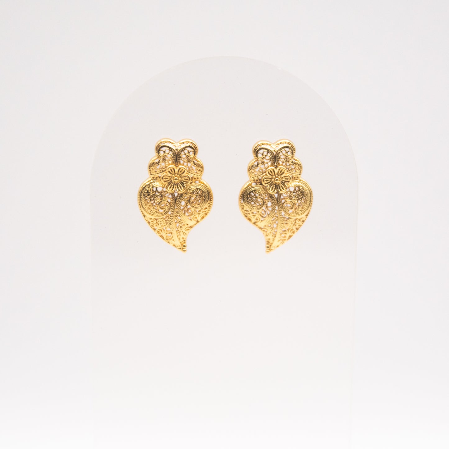Boucles d'oreilles "Coeur de Viana" traditionnelles