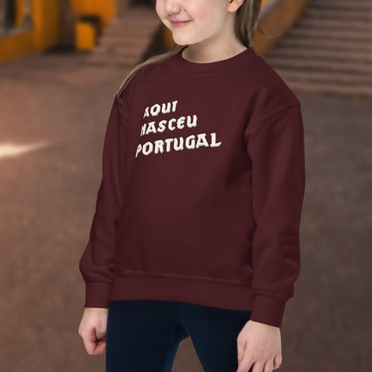 Sweat enfant « Aqui Nasceu Portugal »