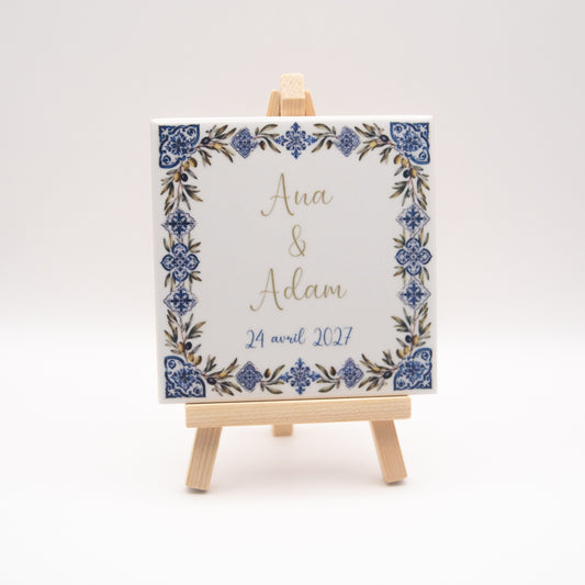Azulejo « Olivier » personnalisable
