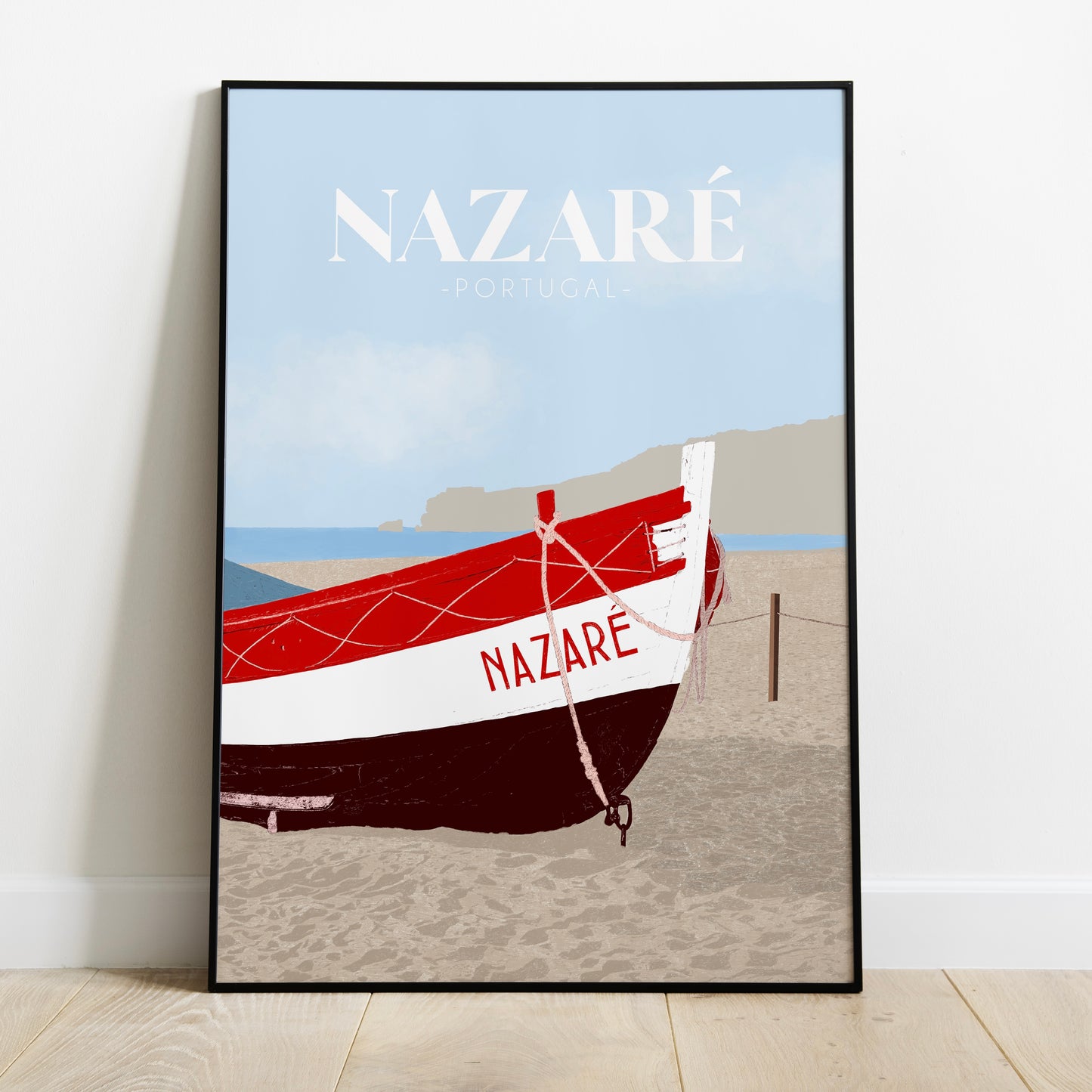 Affiche "Nazaré" - PDF à imprimer