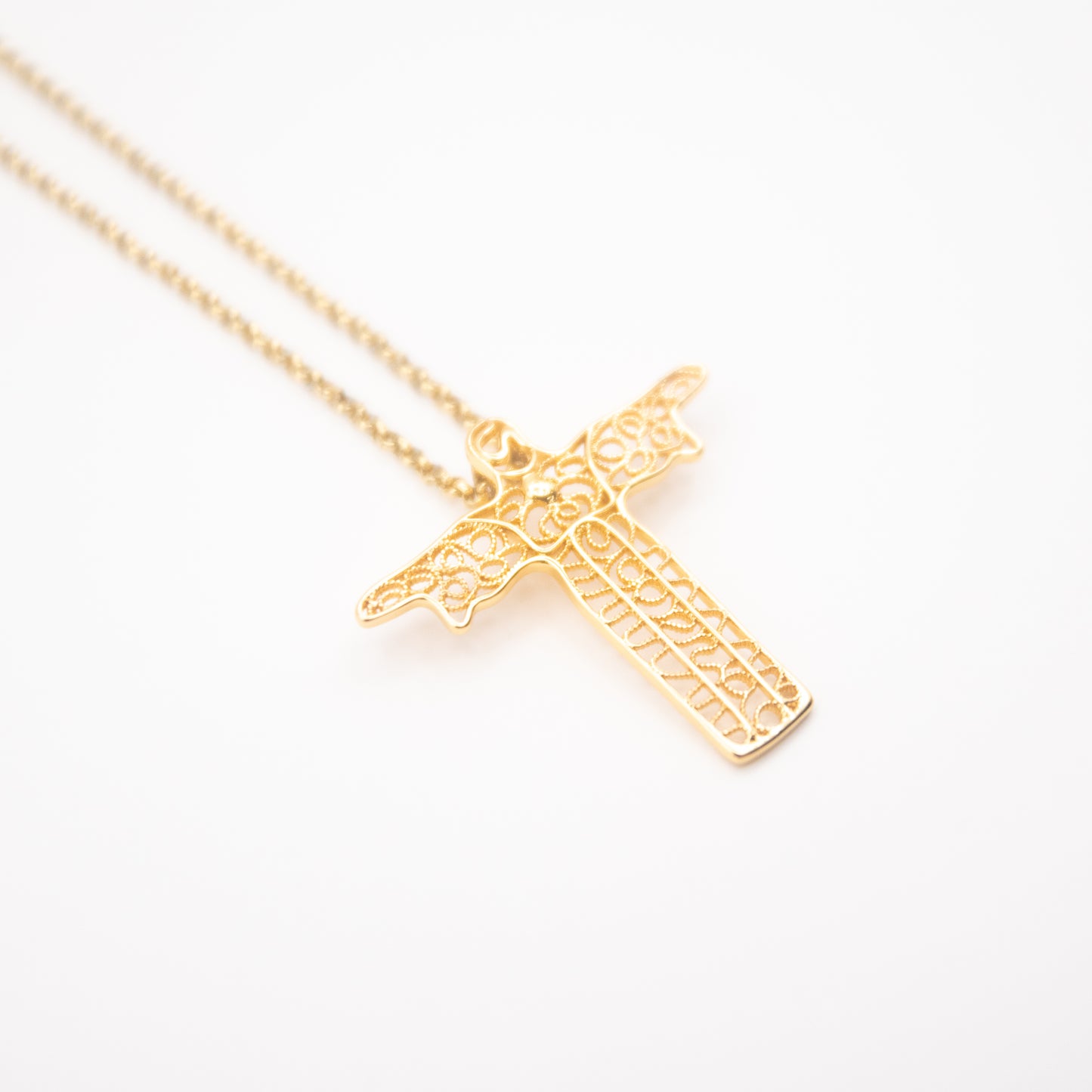 Collier « Cristo Rei » en filigrane