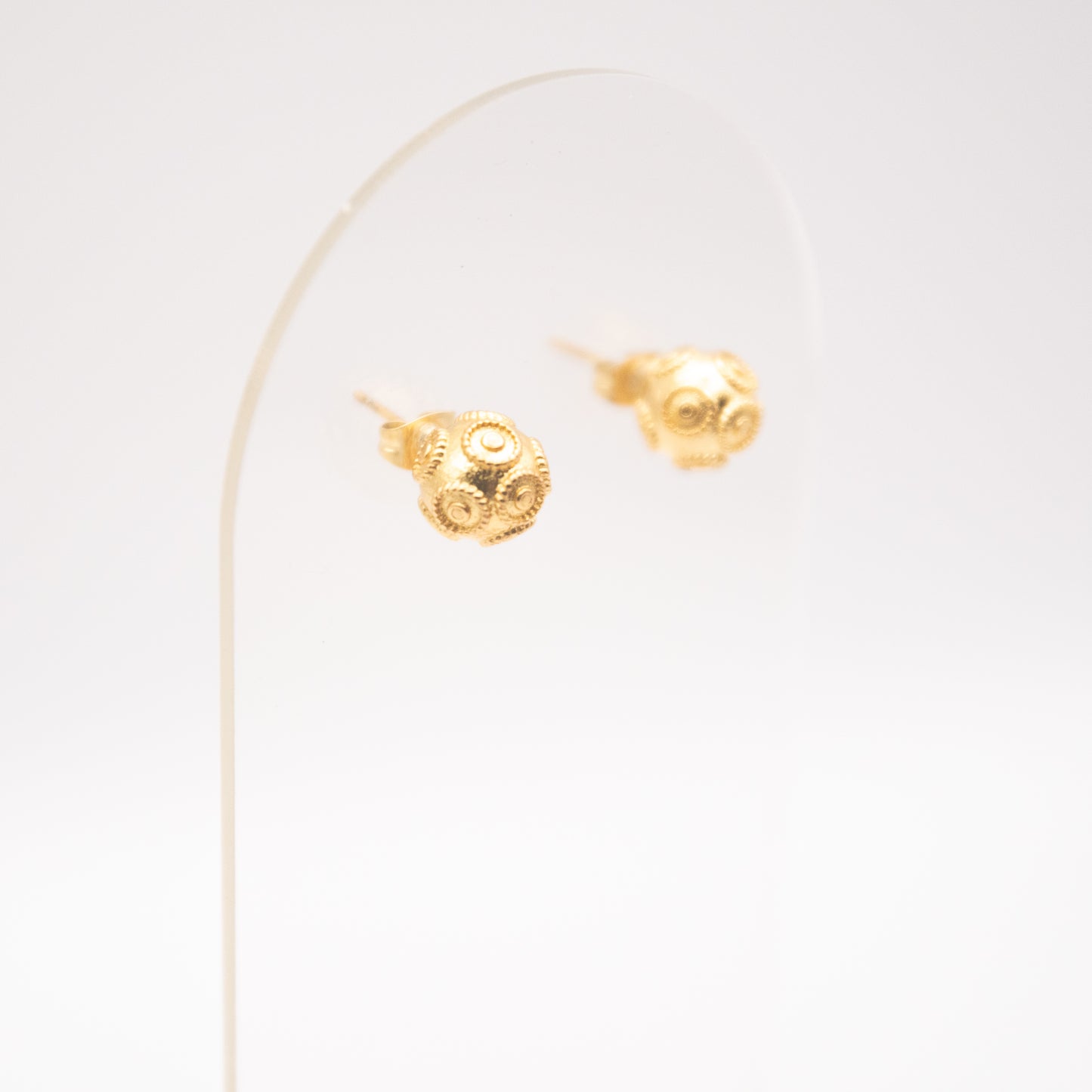 Boucles d'oreilles "Contas de Viana" en acier inoxydable