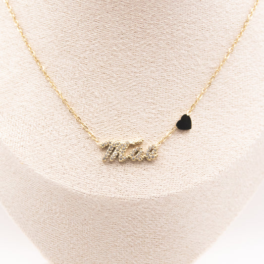 Collier "Mãe" en acier inoxydable