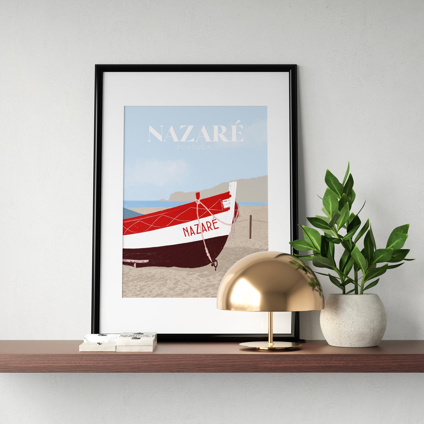 Affiche "Nazaré" - PDF à imprimer