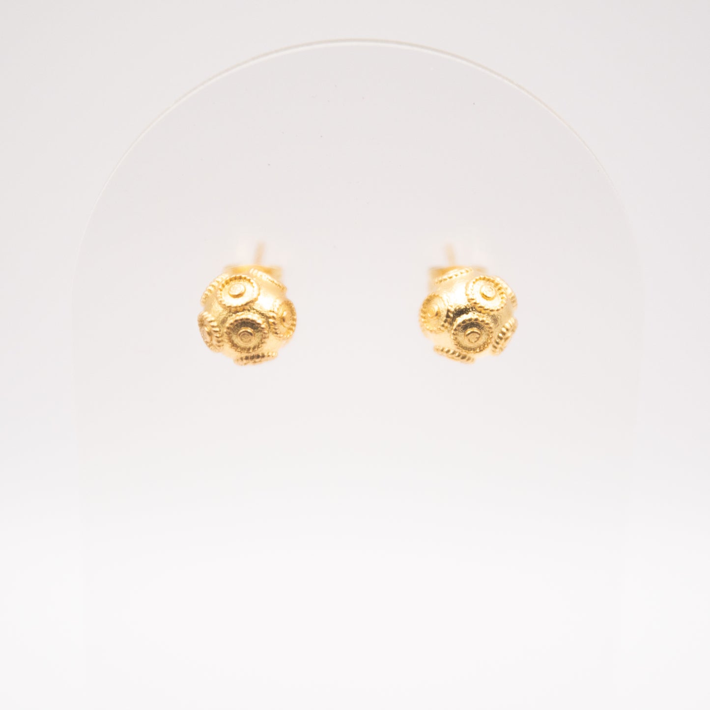 Boucles d'oreilles "Contas de Viana" en acier inoxydable