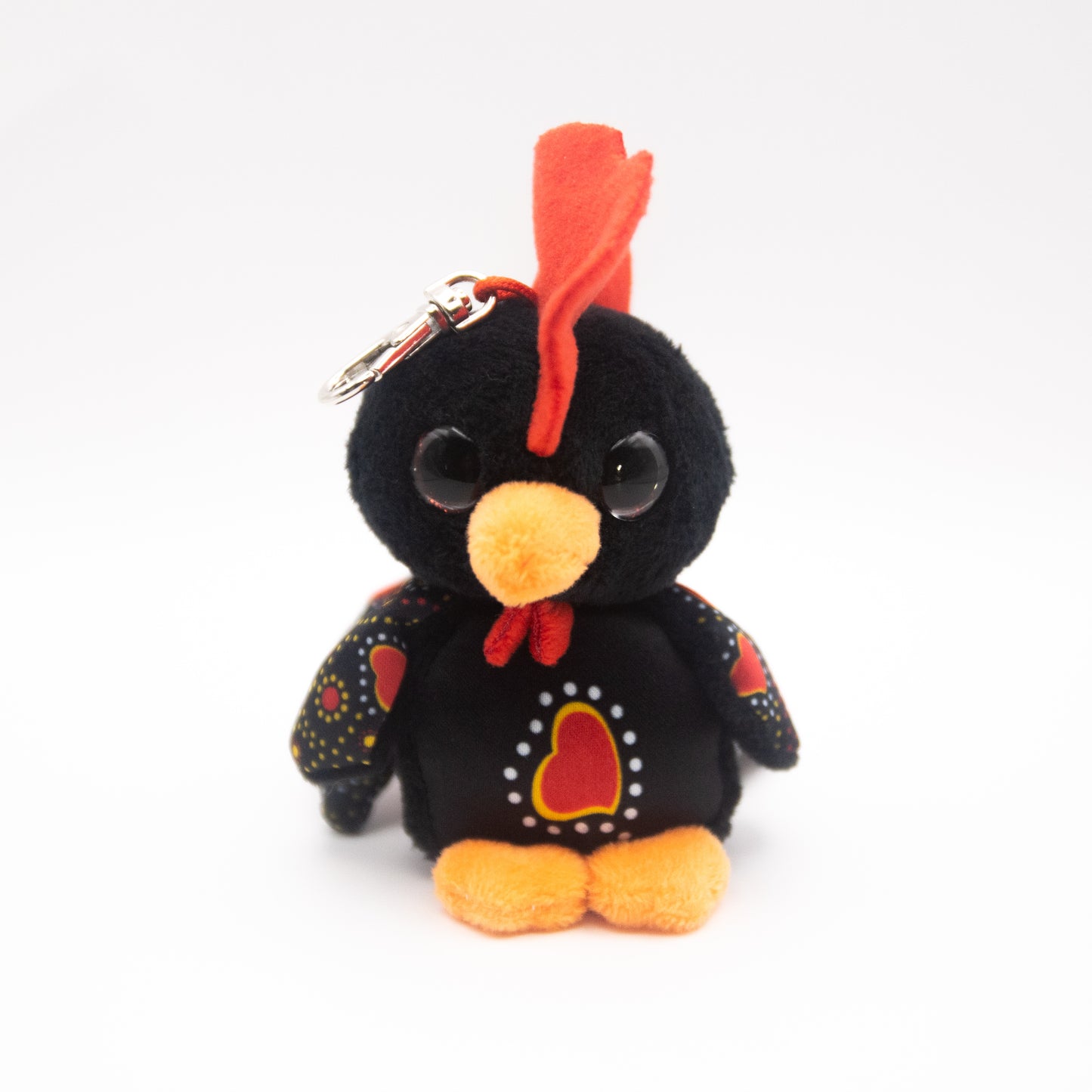 Porte-clé peluche "Coq de Barcelos"