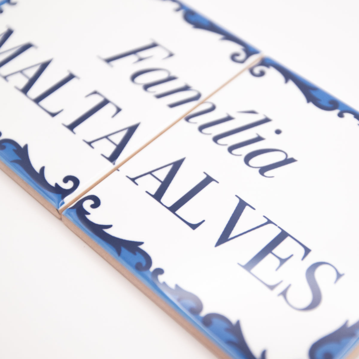 Azulejos « Família portuguesa » personnalisable
