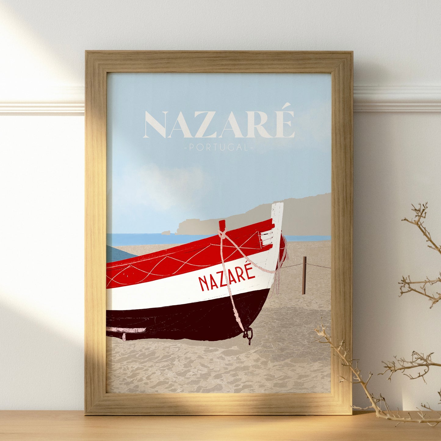 Affiche "Nazaré" - PDF à imprimer