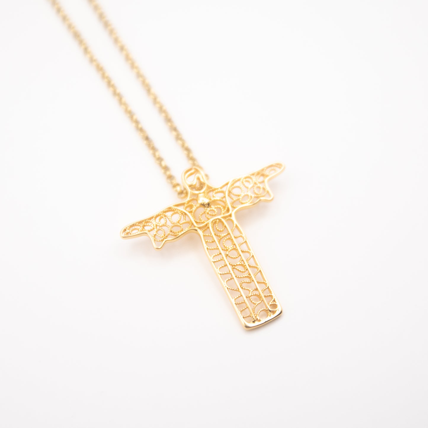 Collier « Cristo Rei » en filigrane