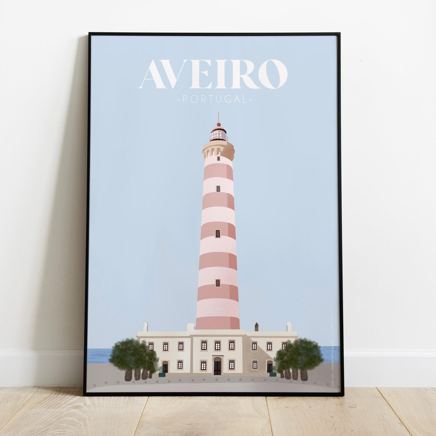 Affiche "Phare d'Aveiro" - PDF à imprimer