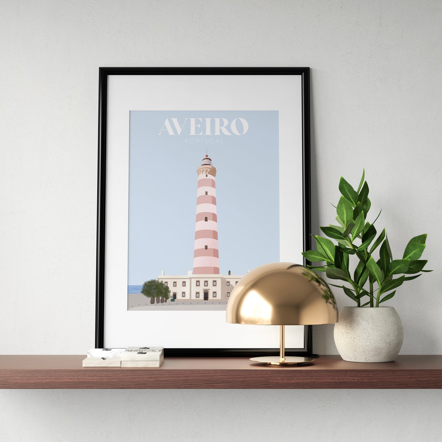 Affiche "Phare d'Aveiro" - PDF à imprimer