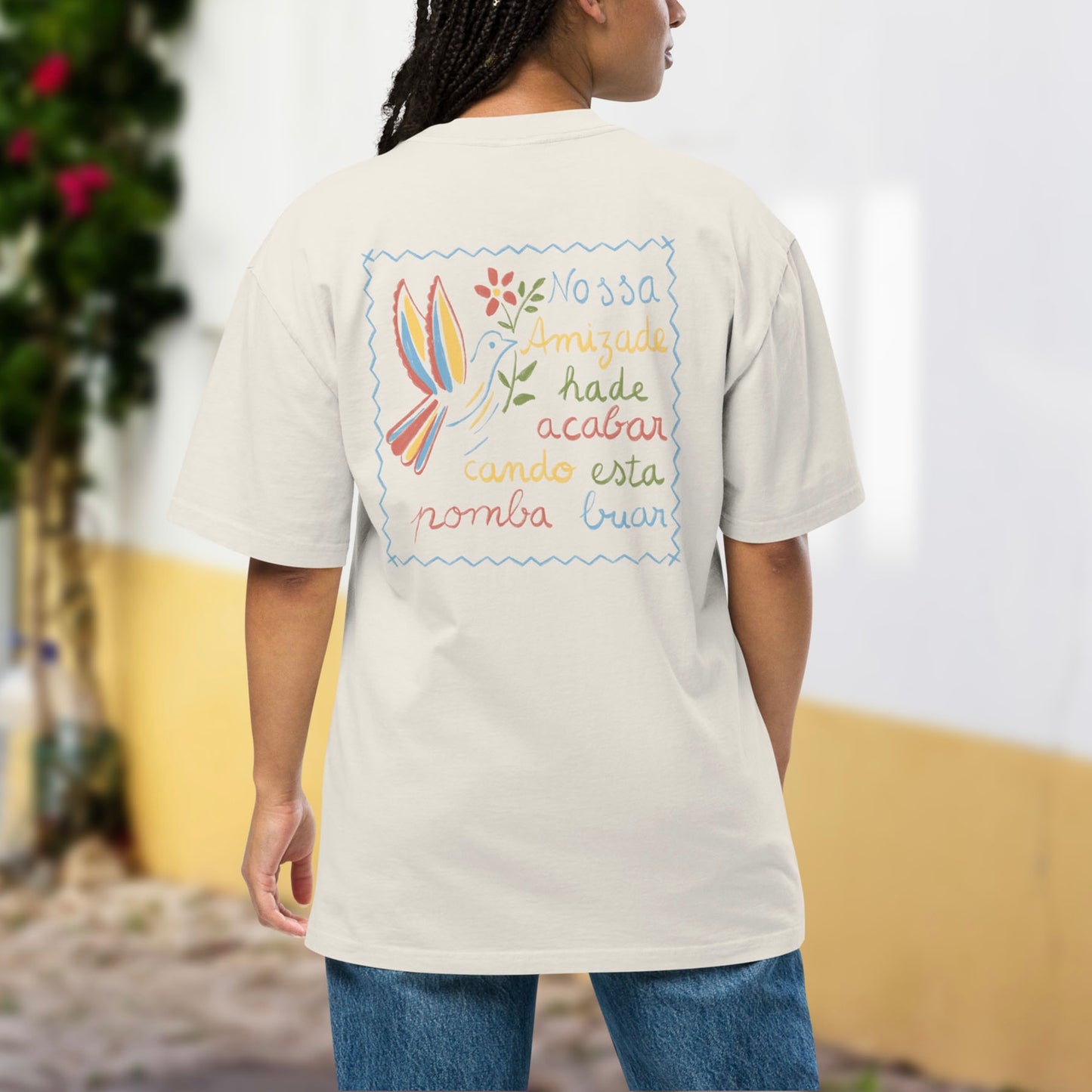 T-shirt oversize "Amizade"