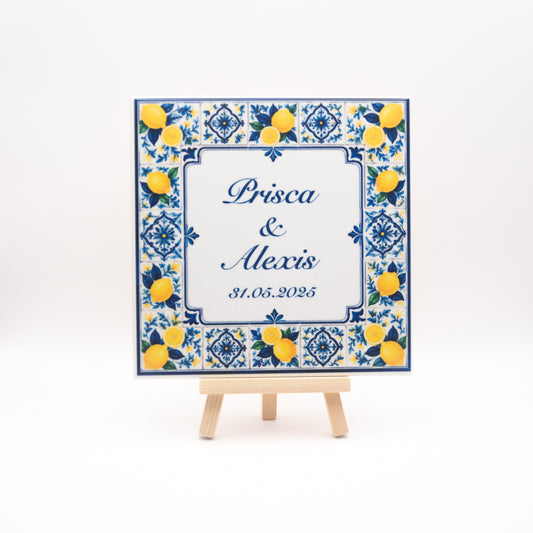 Azulejo « Citron » personnalisable
