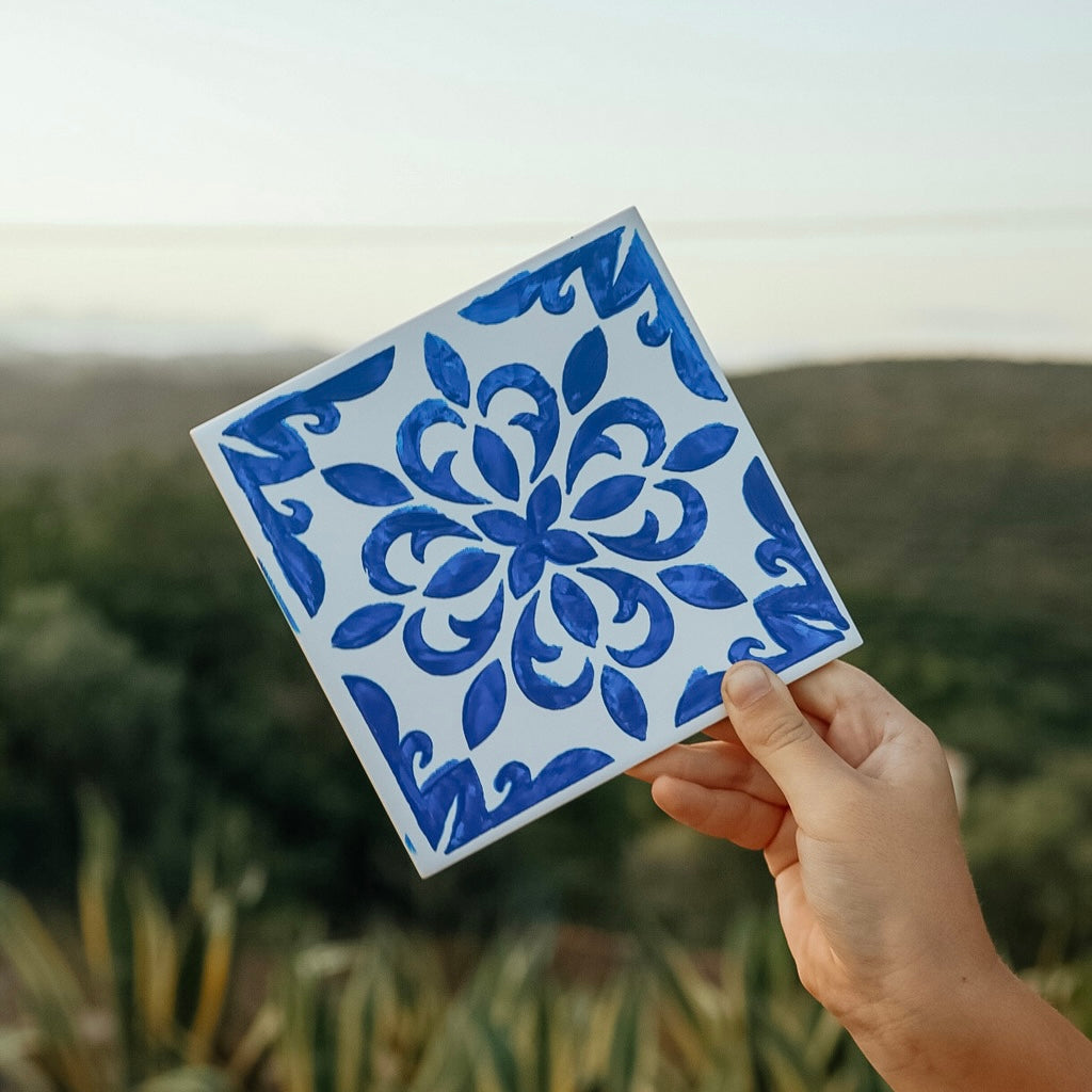 Coffret de peinture sur azulejos