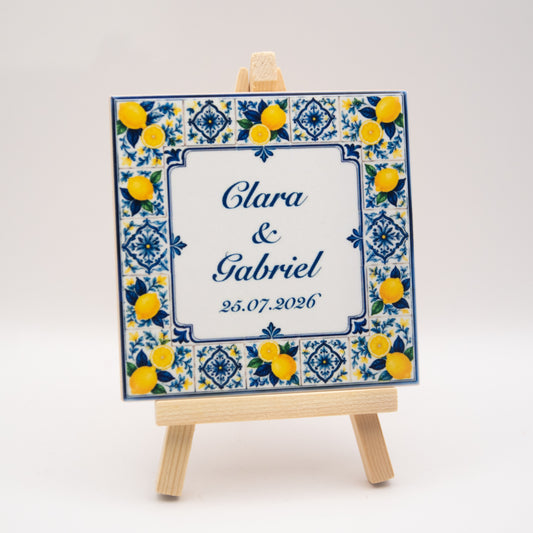 Azulejo « Citron » personnalisable