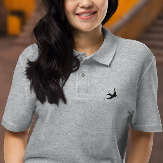 Polo brodé « Hirondelle »