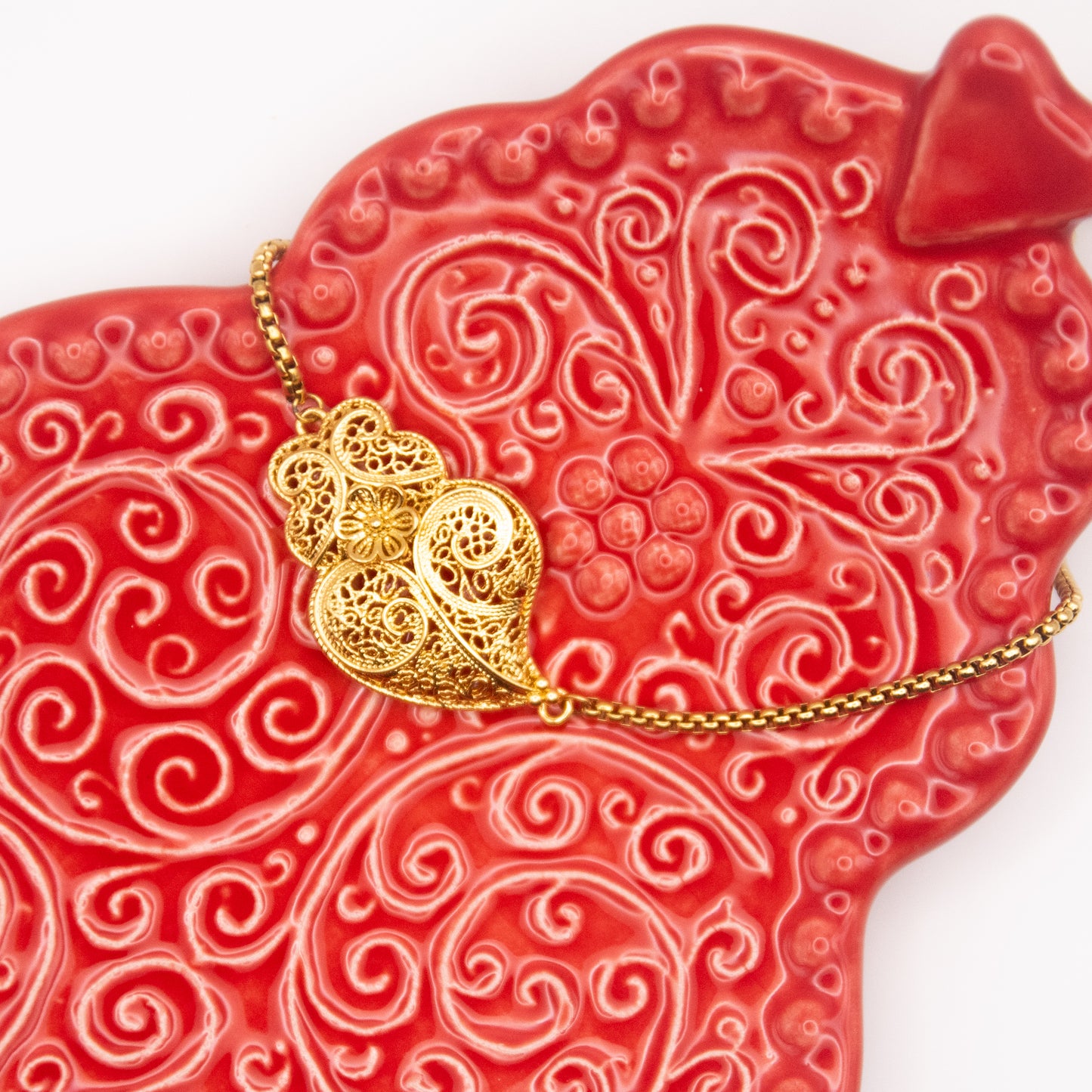 Bracelet "Coeur de Viana" réglable