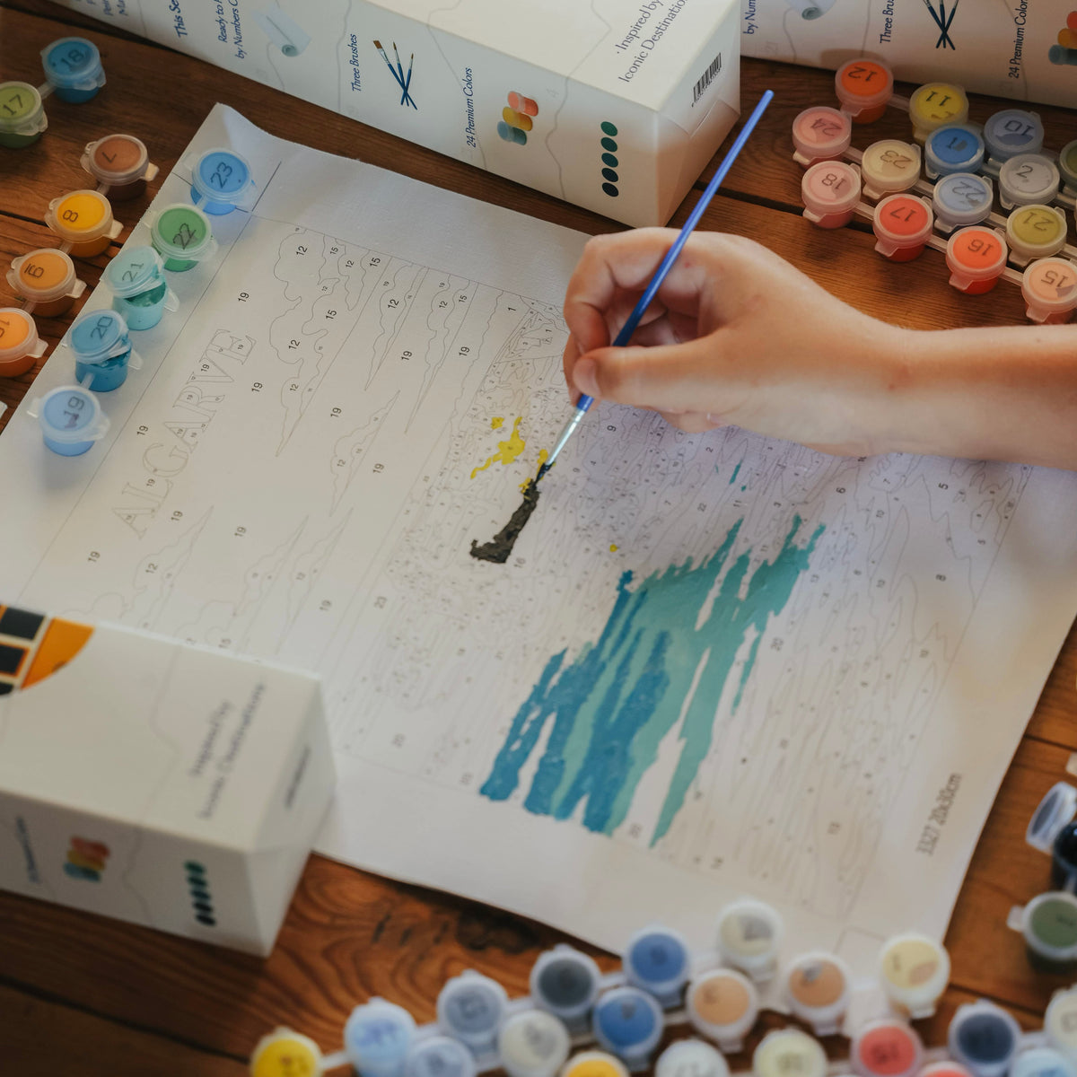 Coffret de peinture au numéro "Portugal"