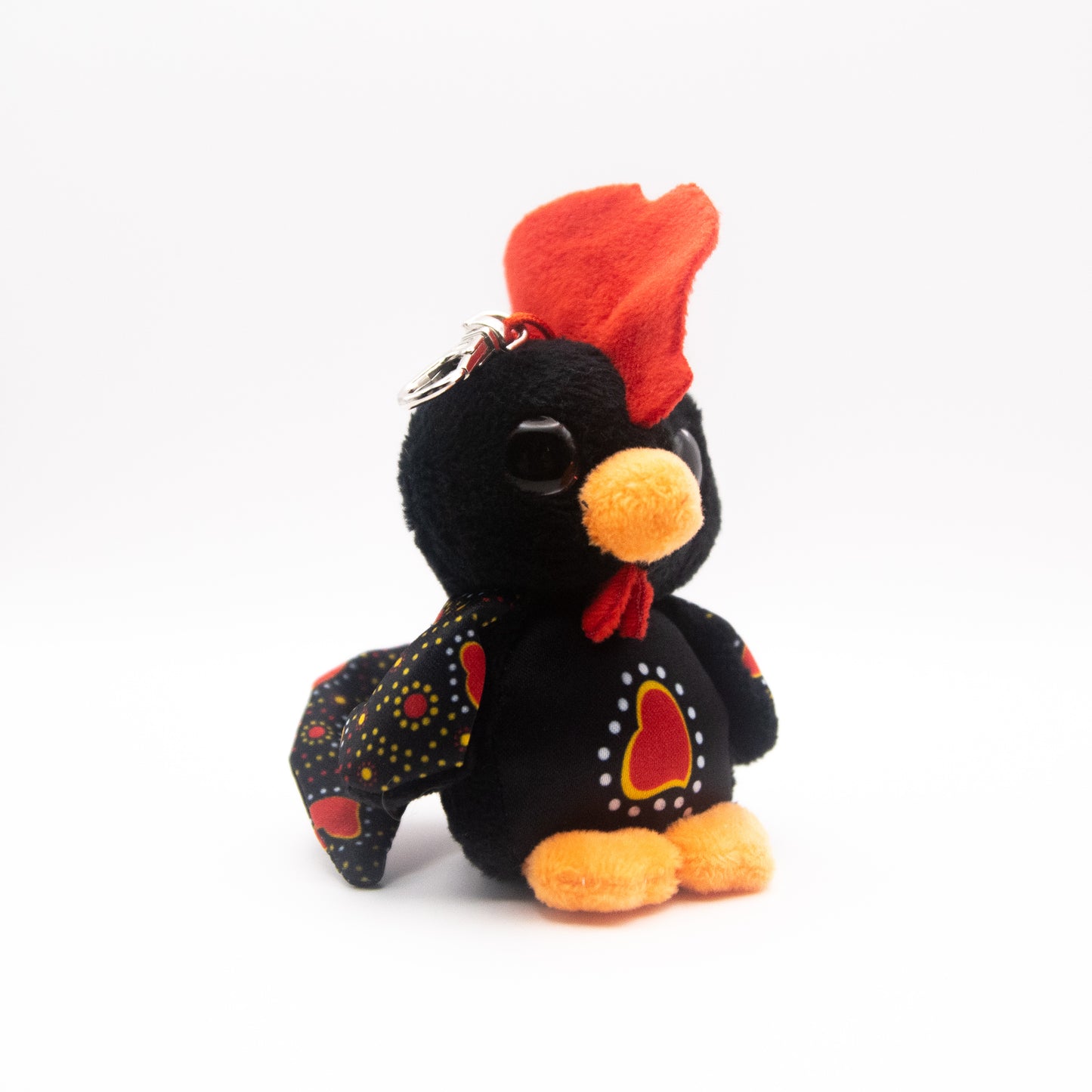 Porte-clé peluche "Coq de Barcelos"