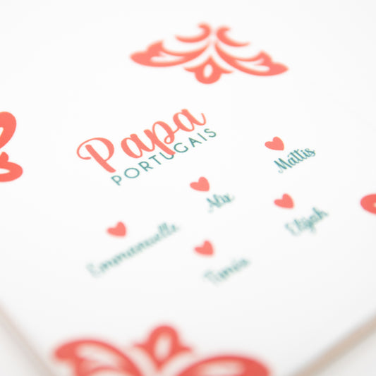 Azulejo « Papa portugais » personnalisable - sur devis à partir de 50 unités