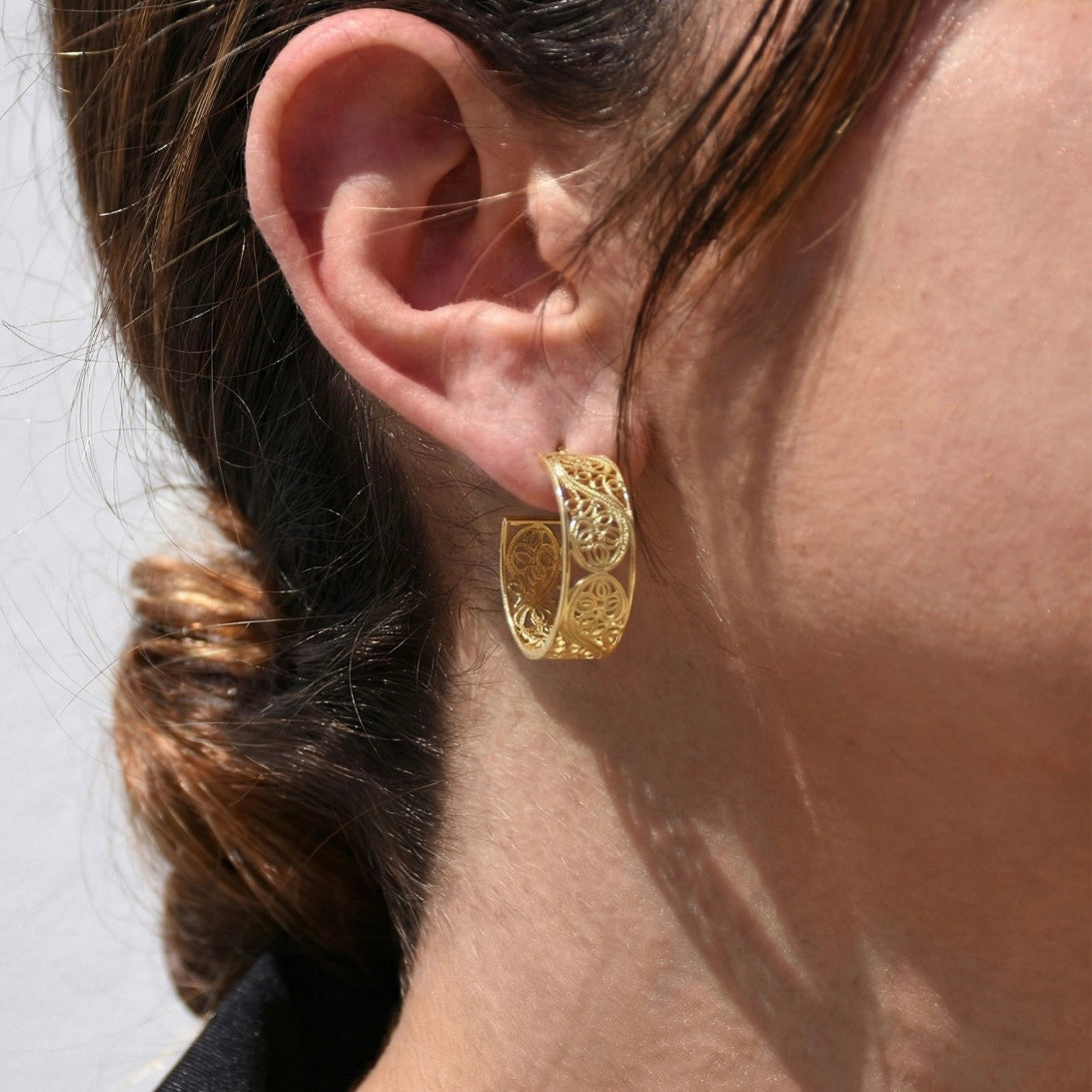 Créoles en filigrane