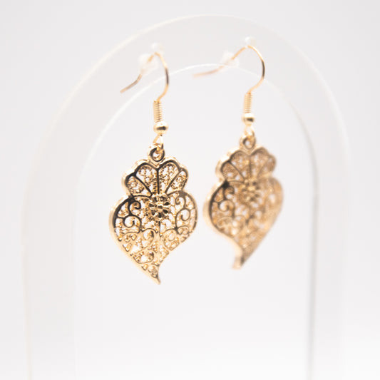 Boucles d'oreilles "Coeur de Viana" modernes