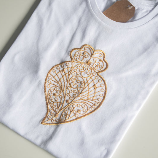 T-shirt brodé « Coeur de Viana » - Blanc