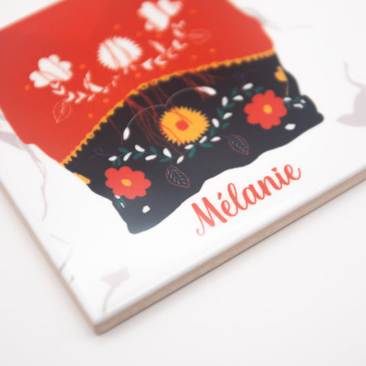 Azulejo « Lavradeira » personnalisable - sur devis à partir de 50 unités