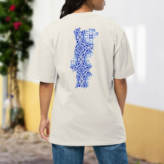 T-shirt oversize « +351 »