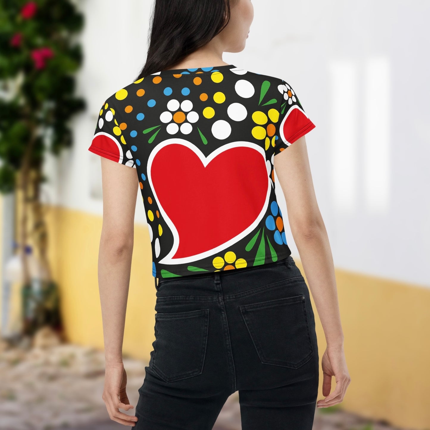 T-shirt Crop-Top « Barcelos »