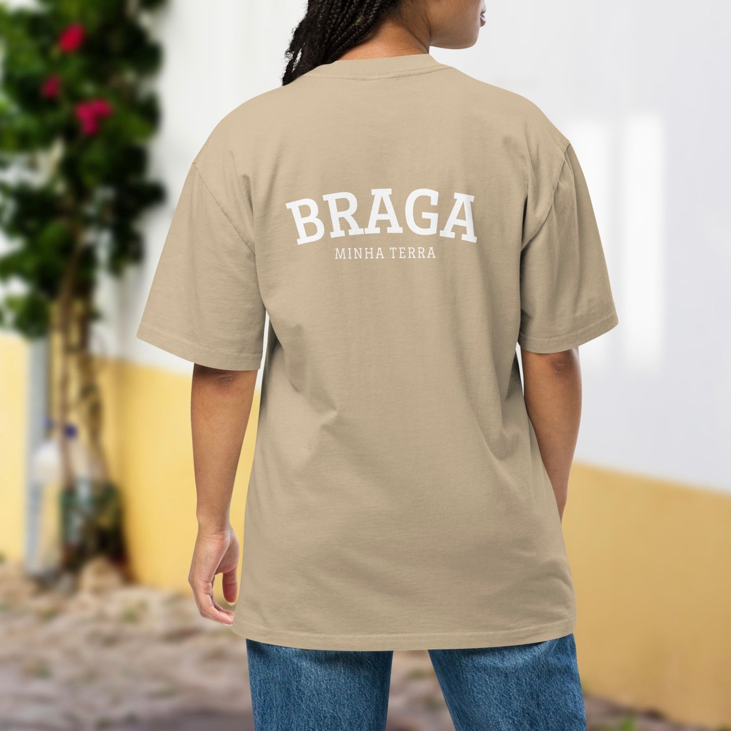 T-shirt oversize « Braga, Minha Terra »