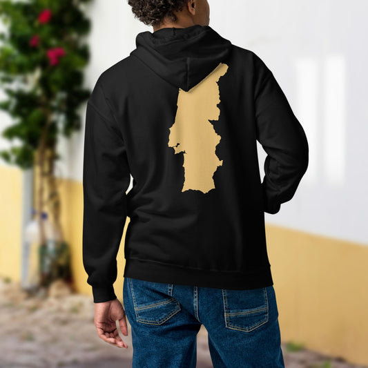 Veste à capuche « Carte du Portugal »