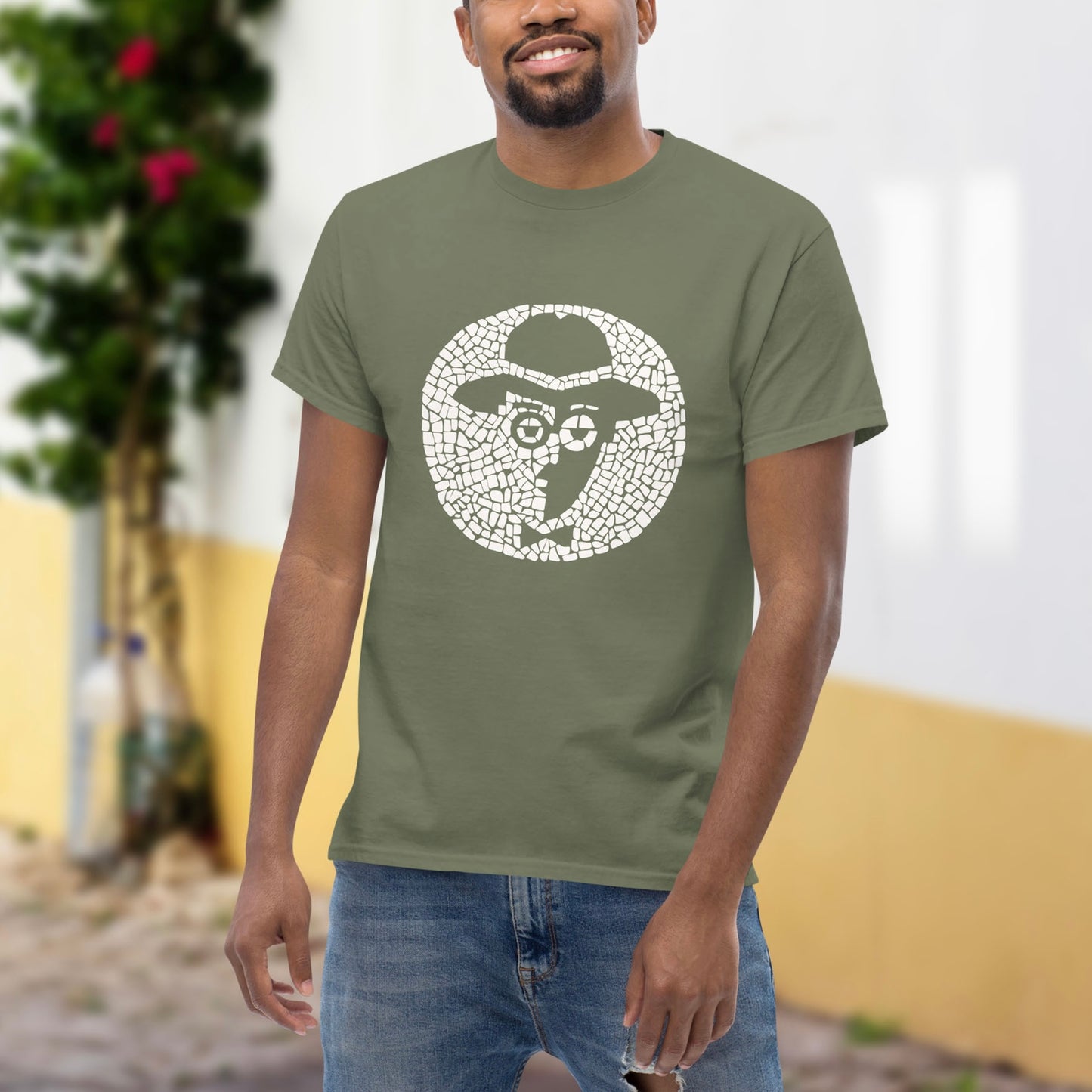 T-shirt « Fernando Pessoa » - Kaki - Taille S