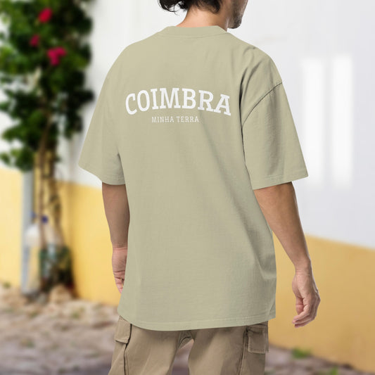 T-shirt oversize « Coimbra, Minha Terra »