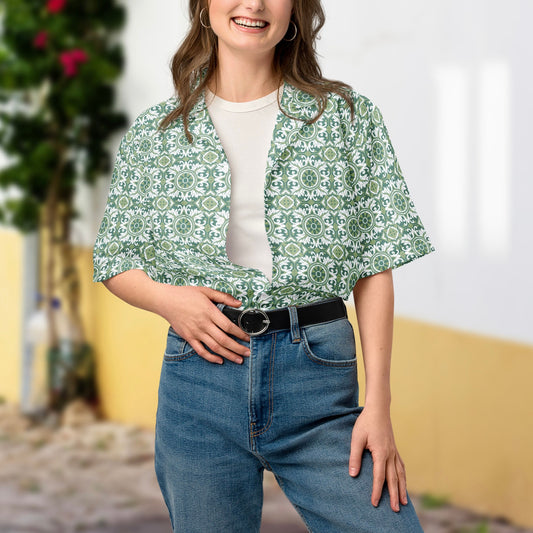 Chemise « Azulejos de Tavira »