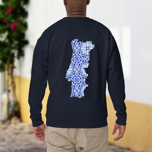 Sweat brodé « +351 »