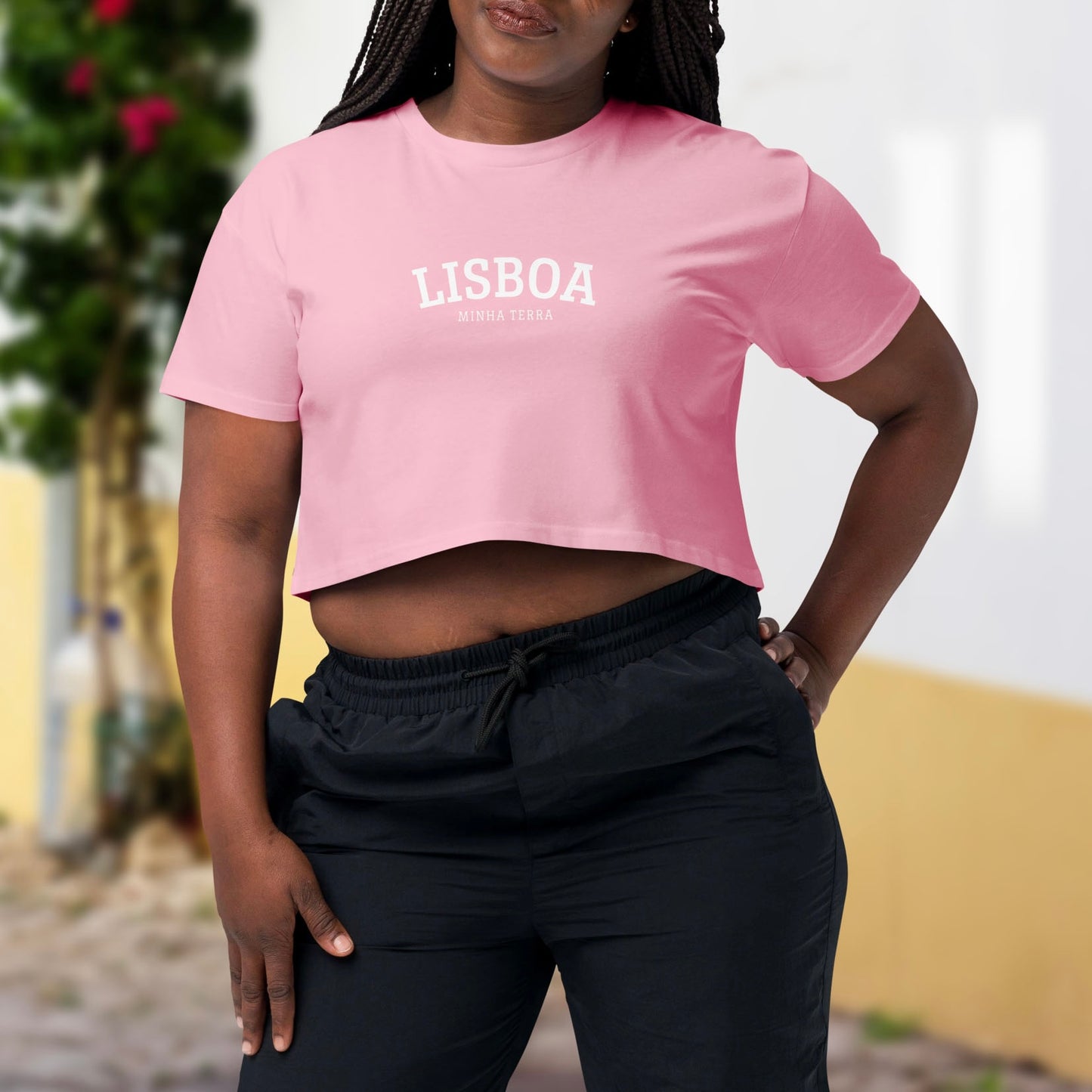 Crop top « Minha Terra » personnalisable