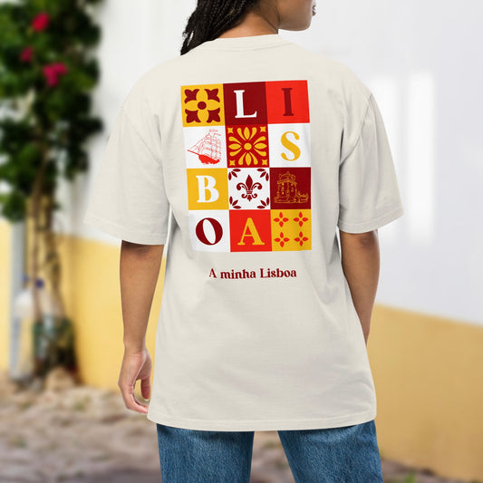 T-shirt oversize « A minha Lisboa »