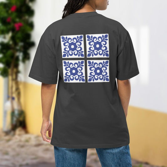 T-shirt oversize « Azulejos d’Évora »